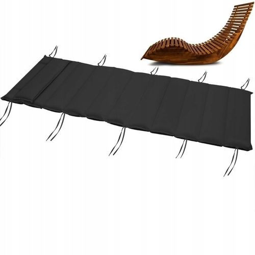 MATERAC PODUSZKA PODUCHA NA LEŻAK 182x61x7cm SZARY na Arena.pl