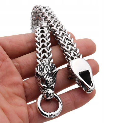 Bransoletka męska VIKING pudełko torebka prezentowa dla mężczyzny 21,5 cm na Arena.pl