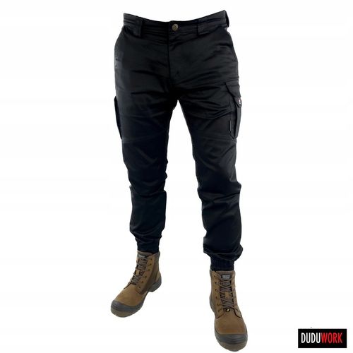 Joggery ROBOCZE BHP DuduWork Czarne Elastyczne 44 na Arena.pl