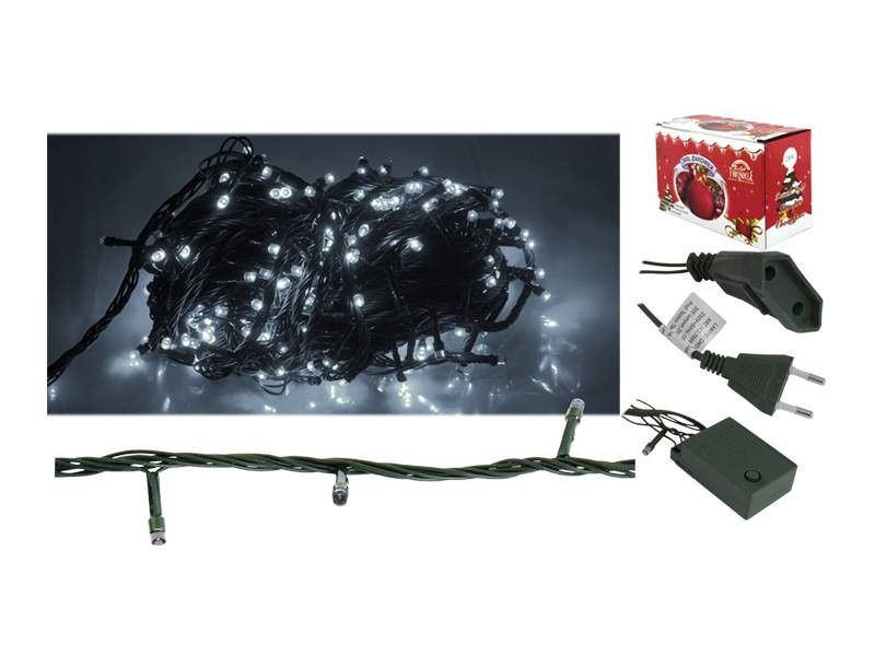 LAMPKI CHOINKOWE 200 LED BIAŁE 11M zdjęcie 2