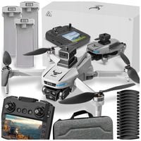 DRON GPS KAMERA 3000m ZASIĘG BEZSZCZOTKOWE SILNIKI UNIKANIE PRZESZKÓD WiFi