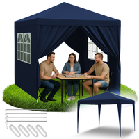 Pawilon ogrodowy niebieski