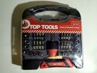 Końcówki wkrętakowe uchwyt 44 szt TOP TOOLS 39D200