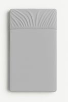 Prześcieradło jersey bawełna z gumką  do łóżeczka 140x70cm - szare