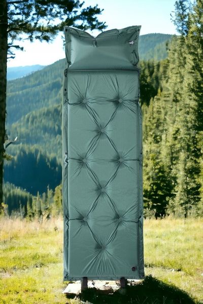 MATA SAMOPOMPUJĄCA Z PODUSZKĄ SPORTVIDA MATERAC KARIMATA TURYSTYCZNA zdjęcie 3