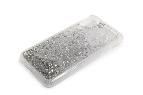 GUESS HARD CASE LIQUID GLITTER Apple iPhone X - SILVER na Arena.pl