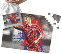 PUZZLE - Robert Lewandowski WZORY DLA MAŁEGO PIŁKARZA 110EL + WORECZEK