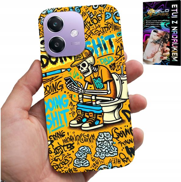 ETUI DO OPPO A60 5G - DOING SHIT KOŚCIOTRUP NA KIBLU CASE zdjęcie 1