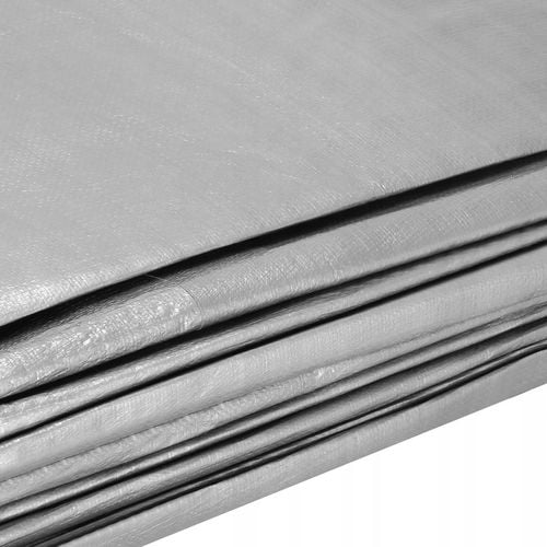 PLANDEKA PLANDEKI 4x6m SZARA WZMACNIANA 210G MOCNE OKRYCIE PŁACHTA na Arena.pl