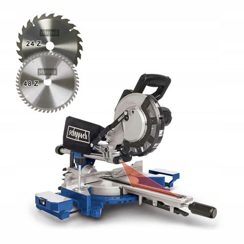 SCHEPPACH Piła ukośna stołowa z posuwem HM216 2000 W 216 mm BEZ na Arena.pl