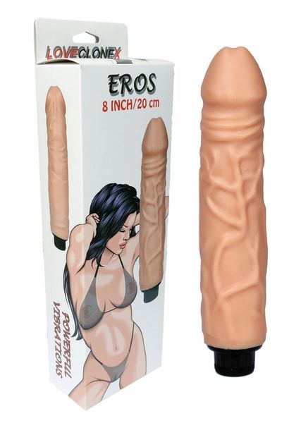 Wibrator-EROS-LOVECLONEX 8""""-vibration zdjęcie 1