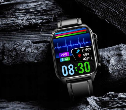 SMARTWATCH Z FUNKCJĄ POMIARU CUKRU GLUKOZA TK12 CIŚNIENIE MENU Polski WATCH na Arena.pl