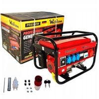 AGREGAT GENERATOR PRĄDOTWÓRZCZY 3KW 3000W 6,5KM 230V AVR BENZYNA