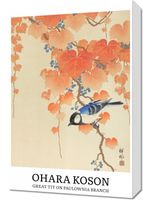 Obraz 40x60cm Design Great Tit, Koson Vintage do Salonu
