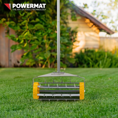 AERATOR RĘCZNY WERTYKULATOR WALCOWY DO TRAWY KOLCE PM-AR-34T na Arena.pl