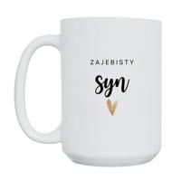 KUBEK "ZAJEBISTY SYN" Wzór - Duży 450 ml