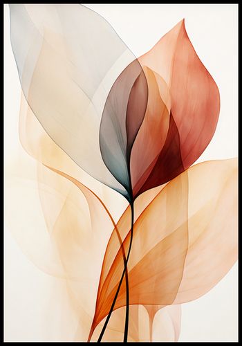 Plakat 68x98cm Eteryczne Liście na Arena.pl