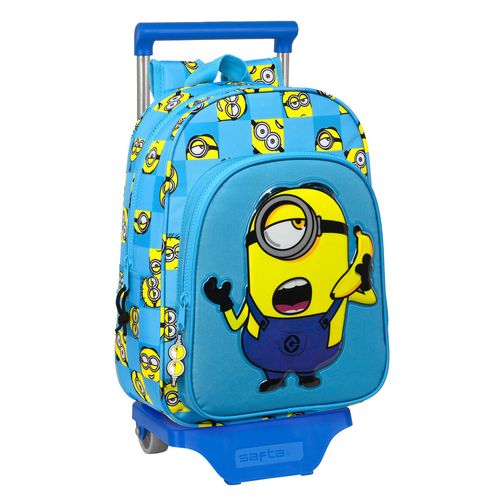 Torba szkolna z kółkami Minions Minionstatic Niebieski (26 x 34 x 11 cm) na Arena.pl