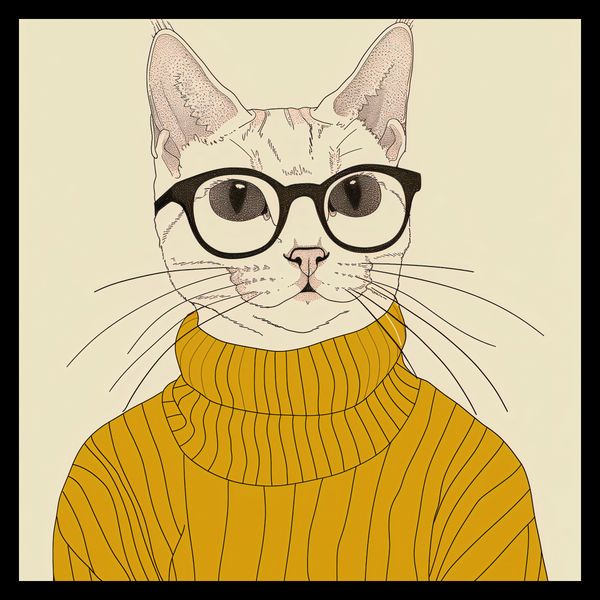 Plakat 30x30cm Intelektualista zdjęcie 2