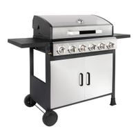 GRILL GAZOWY Z 6 PALNIKAMI BRENNER BR-G6N