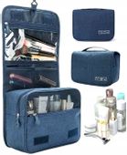 Kosmetyczka Męska Wisząca Rozkładana Organizer XXL  E1_12_Niebieski