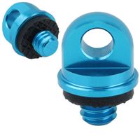 uchwyt na pasek 1/4" śruba aparatu gimbal 19 mm aluminium guma niebieski