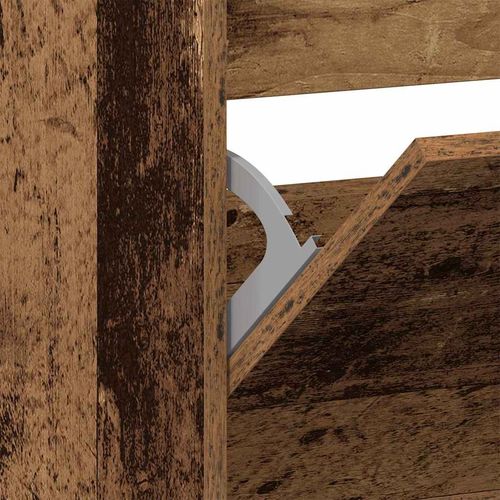 Szafka na buty z drzwiami Stare drewno 80 x 21 x 163.5 cm na Arena.pl