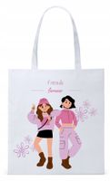 Dla Przyjaciela Na Prezent Torba Eco Biała Shopper Z Nadrukiem Ze Zdjęciem