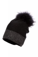 JAMIKS Mackenzie czapka zimowa dla mamy i córki czarna 54-56
