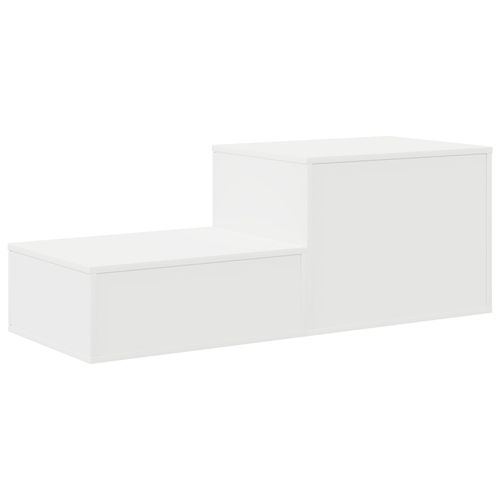 Biała szafka do przechowywania  118x41x40 cm z drewna inżynieryjnego na Arena.pl