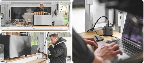 Ładowarka GaN 65W + kabel USB - USB-C LED 1,2m na Arena.pl