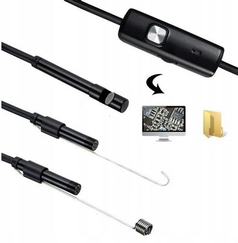 KAMERA INSPEKCYJNA IP67 USB ANDROID+ADAPTER na Arena.pl