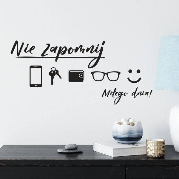 Naklejka W Tym Domu N005 L zdjęcie 3