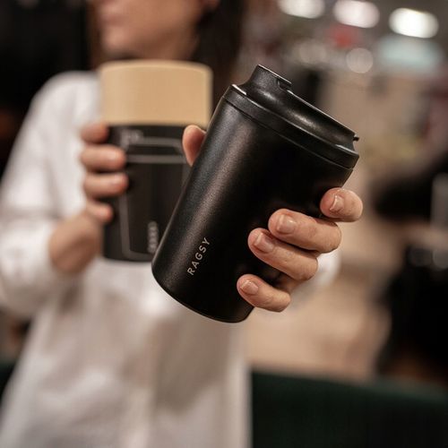 Kubek Termiczny ze stali nierdzewnej BPA FREE Simply Cup 340 ml - Black na Arena.pl