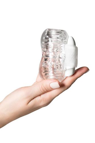 lingam khani, vibrating masturbator, tpe, transparent, 9 cm na Arena.pl