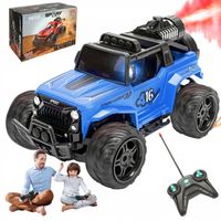 SAMOCHÓD ZDALNIE STEROWANY TERENOWY 2X4 SAMOCHODEM Z ŚWIATŁEM I SPRAYEM