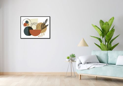 Plakat 80x60cm Kolaż Roślin na Arena.pl