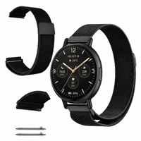 Pasek do Honor Watch GS 5 metalowy bransoleta opaska zegarek 22mm czarny