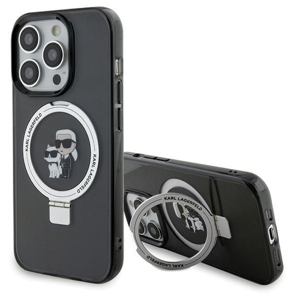 Etui Karl Lagerfeld do iPhone 15 Pro, Czarny, MagSafe zdjęcie 1