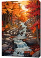 Obraz 60x90cm Jesienne Wodospady