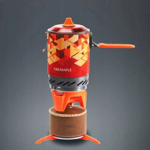 Kuchenka turystyczna Fire-Maple FMS-X2 orange palnik z garnkiem PIEZO na Arena.pl