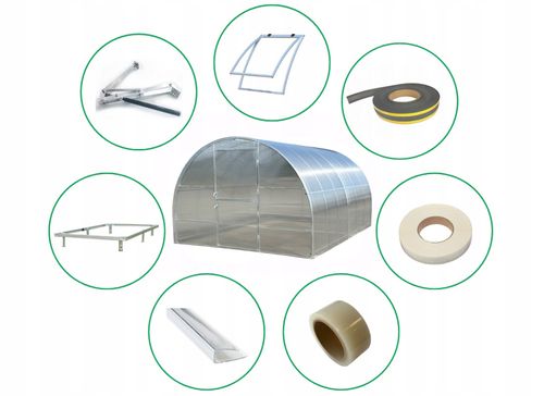 Szklarnia Profimet Mocna Went PLus 3x6m 6mm na Arena.pl