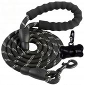 SMYCZ TRENINGOWA 5m DLA PSA DŁUGA GRUBA MOCNA LINKA