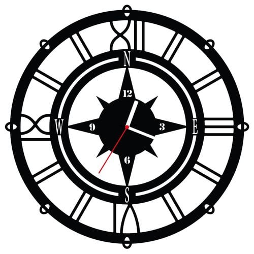 ZEGAR ŚCIENNY RETRO 58cm XXL 160.11 na Arena.pl