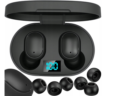 Słuchawki bluetooth E6s czarny na Arena.pl