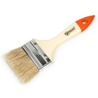 PĘDZEL MALARSKI DO MALOWANIA PŁASKI PROSTY PLASTIKOWA RĄCZKA 63mm