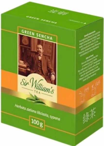 SIR WILLIAMS 100g Green Sencha Liść zdjęcie 1