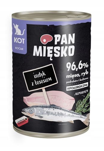 PAN MIĘSKO MOKRA KARMA DLA KOCIĄT WYJĄTKOWY MIX SMAKÓW 6 X 400 G na Arena.pl