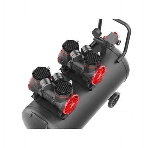 KOMPRESOR 100L CICHY BEZOLEJOWY 4 TŁOKI 2 POMPY SPREŻARKA 230V na Arena.pl