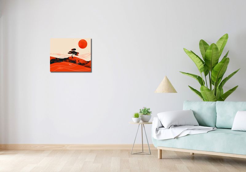 Obraz 50x40cm Czerwone Pustynne Pejzaże zdjęcie 2